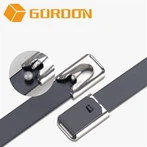 สายรัดเคเบิลโลหะสีดำ